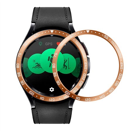 GIOPUEY Bague de Protection Compatible avec Samsung Galaxy Watch 6 Classic 47MM