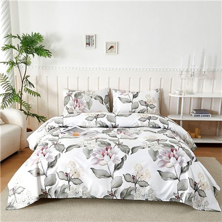 Parure De Lit 120x190/200 cm en Microfibre
