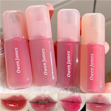 Baorder 4 pièces ensemble de gloss hydratant pour les lèvres