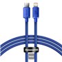 Câble USB-C vers Lightning Baseus CAJY000203 Bleu 1