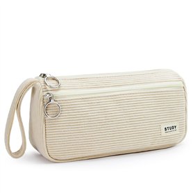 KALIDI Trousse à crayons unisexe grande capacité avec support de rangement pour l'école et le bureau