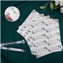 50Pcs Bulles Stickers Mariage Romantique Etiquette Adhésive Autocollant Bouteille Bulle Savon Flacon Fête Anniversaire Fiançaill