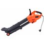 Yard Force EB U30 Aspirateur souffleur à Feuilles électrique 3 en 1 3000 W avec broyeur, Vitesse de l'air Max. 300 km/h, Sac col
