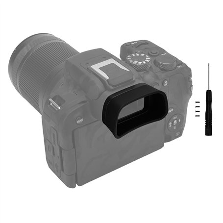 Œilleton allongé en silicone souple pour appareil photo sans miroir Canon EOS R10 APS-C