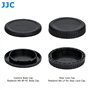 (2 Pack) JJC Bouchon de Protection Frontal + Protège-Objectif Arrière pour Nikon Z Caméra Z9 Z8 Z7 Z7II Z6 Z6II Z6III Z5 Z50 Z30