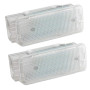 VIGORFLYRUN PARTS LTD 2Pcs LED Lumière de Coffre, Éclairage intérieur, Éclairage de la Porte Canbus sans Erreur Blanc 6000K LED 