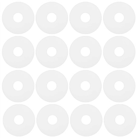 Be In Your Mind 80 Pièces Joints Plats en Silicone Transparent Diamètre Extérieur 19mm Diamètre Intérieur 6mm épaisseur 1