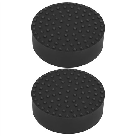 Be In Your Mind Lot de 2 patins de cric en caoutchouc de diamètre 48 mm d'épaisseur 14 mm Convient pour les selles de cric de 50