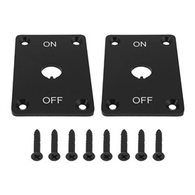 Be In Your Mind Lot de 2 panneaux d'interrupteurs à bascule avec trous de montage de 12 mm avec vis en alliage d'aluminium pour  Be In Your Mind Lot de 2 panneaux d'interrupteurs à bascule avec trous de montage de 12 mm avec vis en alliage d'aluminium pour