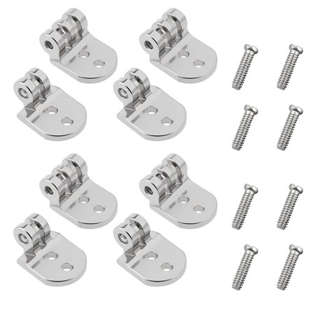 Be In Your Mind 4 Paires de Charnières de Lunettes 6 Mm pour Monture de Lunettes Réparation de Charnières pour Lunettes de Solei