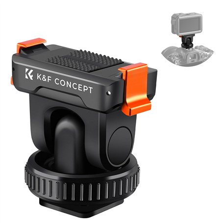 K&F Concept Support Rotule Extension à Dégaement Rapide Magnétique pour DJI Osmo Action 3/4/5 Pro DJI Osmo 360