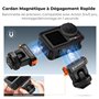 K&F Concept Support Rotule Extension à Dégaement Rapide Magnétique pour DJI Osmo Action 3/4/5 Pro DJI Osmo 360