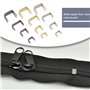 Create idea 60 Pièces Kit de Réparation de Butées Inférieures de Fermeture éclair #3#5#8#10 Réparation de Bouchons de Fermeture 