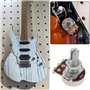 Create idea 4pcs Boutons de Potentiomètre Linéaire pour Guitare B50K 18 Mm de Long Axe Fendu Contrôle Du Volume Et de La Tonalit