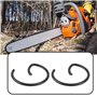Create idea Lot de 5 Paires de Ressorts de Retenue de Circlips de Piston 737441300 Compatible avec Husqvarna Les Axes de 12 Mm