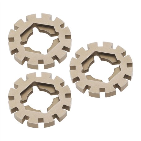 The Lord of the Tools 3 Pc Adaptateur d'arbre d'outil Oscillant Compatible avec Bosch Compatible avec Fein Compatible avec Multi