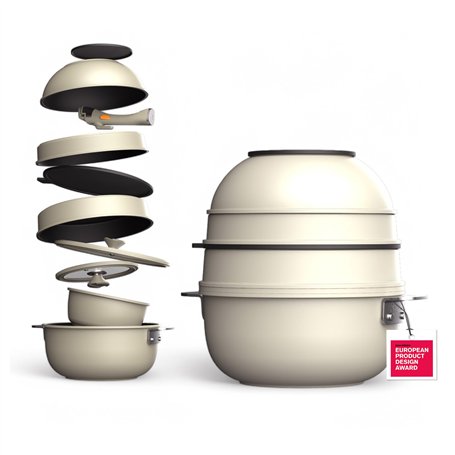 MasterPRO SHARE&PLAY - Ensemble de 10 Ustensiles de Cuisine Empilables