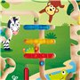 Hape Circuit Billes Aimantées Enfant dès 2 ans - Labyrinthe Bois Animaux de la Jungle - Motricité Fine, Coordination Oeil-Main, 