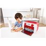 Hape Four de Cuisine Magique - pour Les Enfants de 3 Ans et Plus - Jeu d'Imitation Interactif Cuisine, Four Fonction Innovante -