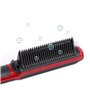 Minidiva Brosse lisseur cheveux, Défriser les Cheveux Anti Scald Anti Statique Fer à lisser avec Technologie Ionique (Rouge)