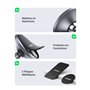 UGREEN Support Téléphone Voiture Magnétique 3M Adhésif Porte Smartphone Auto Aimant Tableau de Bord Pose Portable Automobile Com