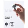 UGREEN Support Téléphone Voiture Magnétique 3M Adhésif Porte Smartphone Auto Aimant Tableau de Bord Pose Portable Automobile Com