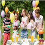 Vaisselle Jetable Anniversaire Animaux - Fournitures de Fête pour 20 Invités, Assiettes, Gobelets, Serviettes, Décoration de Fêt
