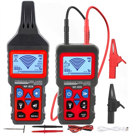 NOYAFA NF - 826 détecteur de câble souterrain Locator Wire Tracker Detector
