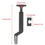 BOOMBOOST 1pcs Black Bonnet Release Rod Poignée de Verrouillage Hasp pour VW Passat B5 B5.5 1998~2004