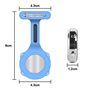 Vicloon Montre Infirmière Broche Montre Infirmière en Silicone avec Clip Infirmières Poche FOB Montres Suspendue Poche Broche Fo