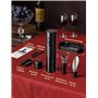 GHB Tire-Bouchon Electrique Rechargeable Ouvre Bouteille Electrique avec Socle, Coupe-Capsule, Verseur, Bouchon à Vin Cadeau de 