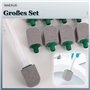 MAEXUS Lot de 5 nettoyants pour toilettes en pierre ponce - Brosse de nettoyage pour WC - Pierre ponce - Avec poignée - Pour enl