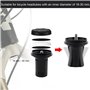 TOKSEO Airtag Support vélo étanche design caché pour vélo avec trous dans la fourche (17-26 mm), couvercle inférieur en alliage 