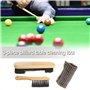 be in your mind 3pcs Kit d'outils de Nettoyage Tissu Brosse de Table Piscine avec Poignée en Bois pour Billard Table Lit Coins R