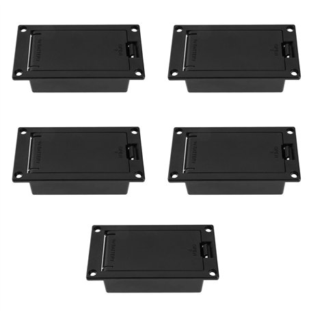 Be In Your Mind 5x Boîte de Support de Batterie Ramassage Guitare PP3 9V Panneau Boîtier de Récepteur de Batterie de Montage en