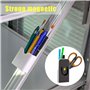 LUTER 2 Pièces Porte-Crayon Magnétique, Porte Marqueur, Pot Stylo Aimanté Organisateur Fournitures de Bureau à Domicile pour Réf