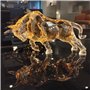 DARMOMOON FengShui Statue de Taureau Wall Street en Acrylique - Sculpture de Taureau pour la Maison, Le Bureau - Ornement décora