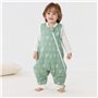 Duomiaomiao Gigoteuse avec pieds, 100 % coton, 1,5 tog, pour toute l'année, pour garçons et filles