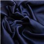 NTBAY Silk Satin Lot de 2 taies d'oreiller en Satin pour Cheveux et Peau avec Fermeture enveloppe, 50 x 90 cm, Bleu Marine
