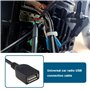 Be In Your Mind 2pcs Adaptateur de Câble d'extension USB de Voiture Connecteur 4 et 6 Broches 76cm Compatible avec Android l'aut