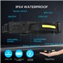 Romon Lampe Frontale Rechargeable, LED Ultra Puissante Éclairage 230° Frontale Rechargeable USB Capteur De Mouvement, Étanche IP