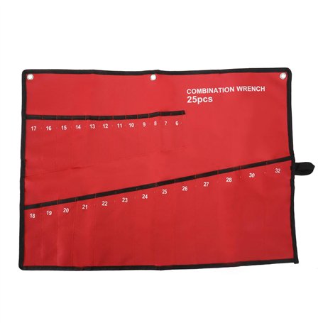 Be In Your Mind Sac à outils multi-poches 25 poches Sac de rangement pour outils de quincaillerie Clé à molette Sac de rangement