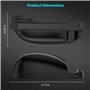 HEYSTOP Switch 2 Souris Grip Support pour Nintendo Switch 2 Mouse Stand pour Joycon Nintendo Switch 2 avec Dragonne Réglable,Con