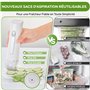 Acmeenjoy Machine Sous Vide Alimentaire Portable, Sous Videuse Alimentaire Automatique avec 20 Sacs Sous Vide Réutilisables, App