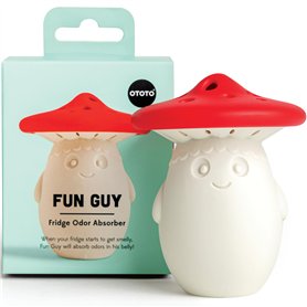 OTOTO Fun Guy Désodorisant pour réfrigérateur – Éliminateur d'odeurs de réfrigérateur de qualité alimentaire – Passe au lave-vai OTOTO Fun Guy Désodorisant pour réfrigérateur – Éliminateur d'odeurs de réfrigérateur de qualité alimentaire – Passe au lave-vai