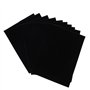 Joyzan 10Pcs Tissu Velours Noir