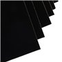 Joyzan 10Pcs Tissu Velours Noir, Feutre Auto Adhésif Dos Collant Feuilles Adhésives Papier Étagère Doublure pour Tiroir DIY Art 