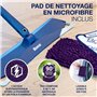 Bona - Balai avec Pads en Microfibre Premium Bona spécial Animaux - Balai nettoyant - Élimine Les Poils d'animaux - Enlève Les P
