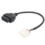 Bediffer Adaptateur OBD2, 20 Broches OBD2 Câble de Détecteur de Remplacement de Câble de Connecteur de Transfert de Diagnostic p