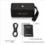 Marshall Middleton II Enceinte Bluetooth Portable Plus de 30 Heures d'autonomie, étanchéité IP67 - Noir et Laiton